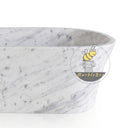 Marble bathtub in Carrara White - Image 3
