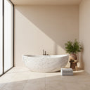 Marble bathtub in Carrara White - Image 1