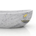 Marble bathtub in Carrara White - Image 3