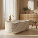 Marble bathtub in Carrara White - Image 1