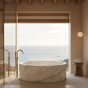 Marble bathtub in Carrara White - Image 1