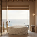 Marble bathtub in Carrara White - Image 1