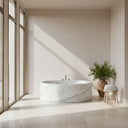 Marble bathtub in Carrara White - Image 2