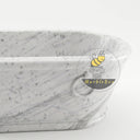 Marble bathtub in Carrara White - Image 7