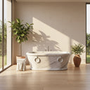 Marble bathtub in Carrara White - Image 1