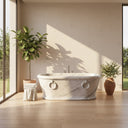 Marble bathtub in Carrara White - Image 1