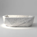 Marble bathtub in Carrara White - Image 2