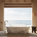 Marble bathtub in Carrara White - Image 5
