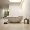 Marble bathtub in Carrara White - Image 1