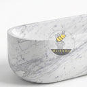 Marble bathtub in Carrara White - Image 6