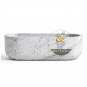 Marble bathtub in Carrara White - Image 4