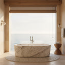 Marble bathtub in Carrara White - Image 1