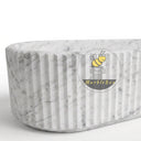 Marble bathtub in Carrara White - Image 7