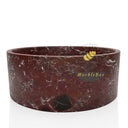 Marble tub in Rosso Lepanto - Image 1