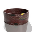 Marble tub in Rosso Lepanto - Image 3