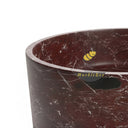 Marble tub in Rosso Lepanto - Image 5