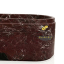Marble bathroom tub in Rosso Lepanto - Image 4