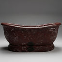 Red Marble Bathtub in Rosso Lepanto - Image 2