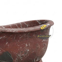 Red Marble Bathtub in Rosso Lepanto - Image 5