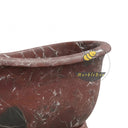 Red Marble Bathtub in Rosso Lepanto - Image 5
