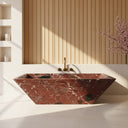 Marble bathtubs in Rosso Lepanto - Image 1