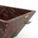 Marble bathtubs in Rosso Lepanto - Image 5