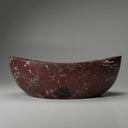 Marble bath tub in Rosso Lepanto - Image 2