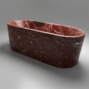Marble tub in Rosso Lepanto - Image 2