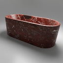 Marble tub in Rosso Lepanto - Image 2