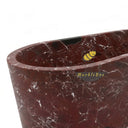 Marble tub in Rosso Lepanto - Image 5