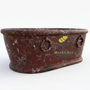 Red Marble Bathtub in Rosso Lepanto - Image 5