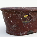 Red Marble Bathtub in Rosso Lepanto - Image 4