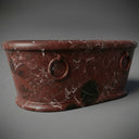 Red Marble Bathtub in Rosso Lepanto - Image 2