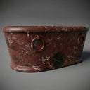 Red Marble Bathtub in Rosso Lepanto - Image 2