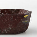 Red Marble Bath in Rosso Lepanto - Image 4