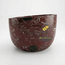 Marble soaking tub in Rosso Lepanto - Image 3
