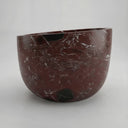 Marble soaking tub in Rosso Lepanto - Image 2