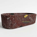 Solid Marble bathtub in Rosso Lepanto - Image 6