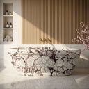 Marble bathroom tub in Calacatta viola - Image 1
