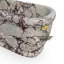 Marble bathroom tub in Calacatta viola - Image 6