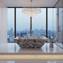 Marble bath tub in Calacatta viola - Image 1