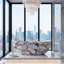 Marble tub in Calacatta viola - Image 1