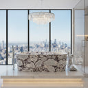 Marble bathroom tub in Calacatta viola - Image 1