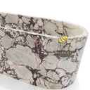 Marble bathroom tub in Calacatta viola - Image 3