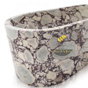 Marble bathroom tub in Calacatta viola - Image 4