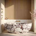 Marble bath tub in Calacatta viola - Image 1