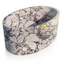 Marble bathroom tub in Calacatta viola - Image 5
