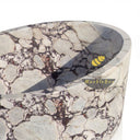 Marble bathroom tub in Calacatta viola - Image 3