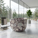 Marble bathroom tub in Calacatta viola - Image 2
