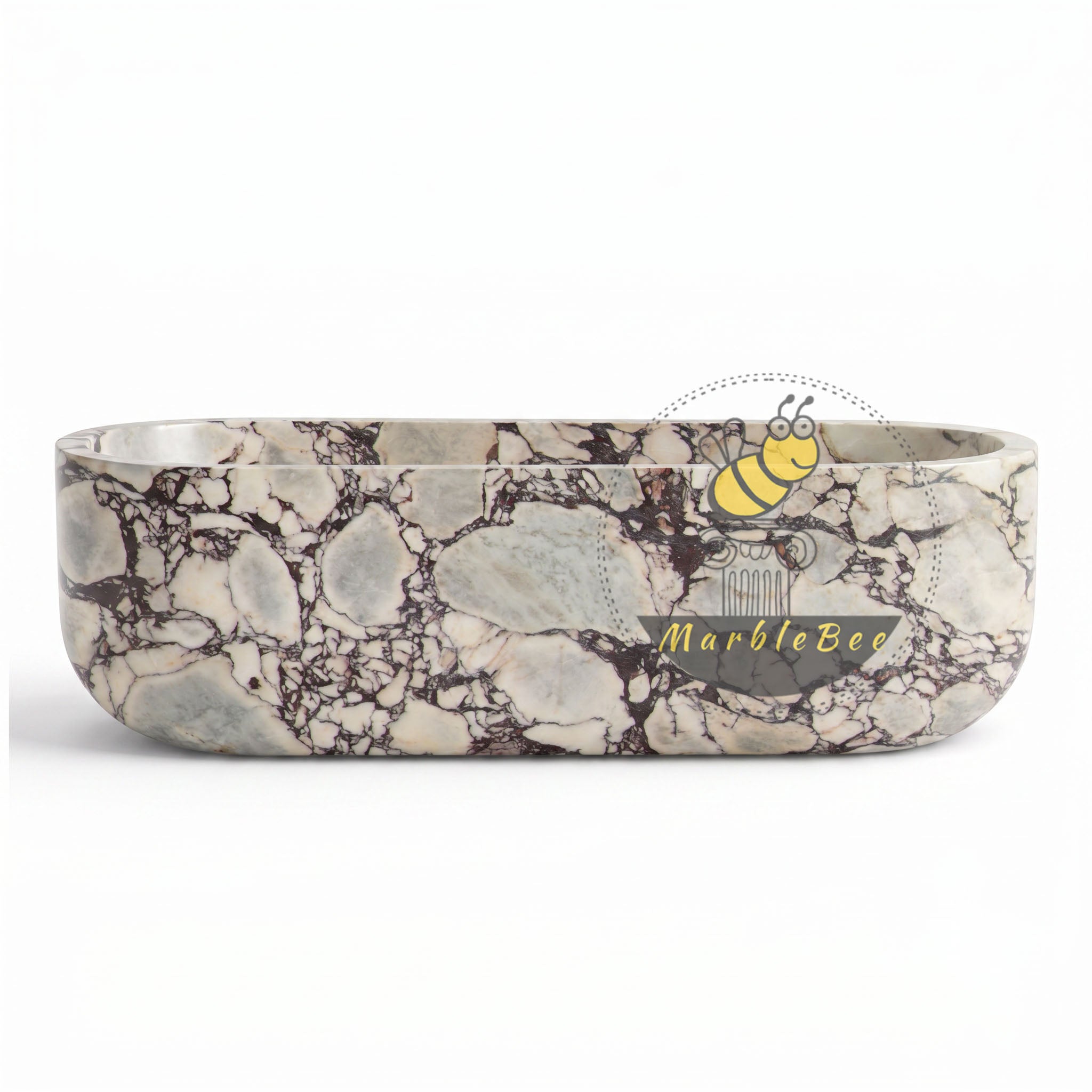 Marble Soaking Tub | Polished | Calacatta Viola – Marblebee